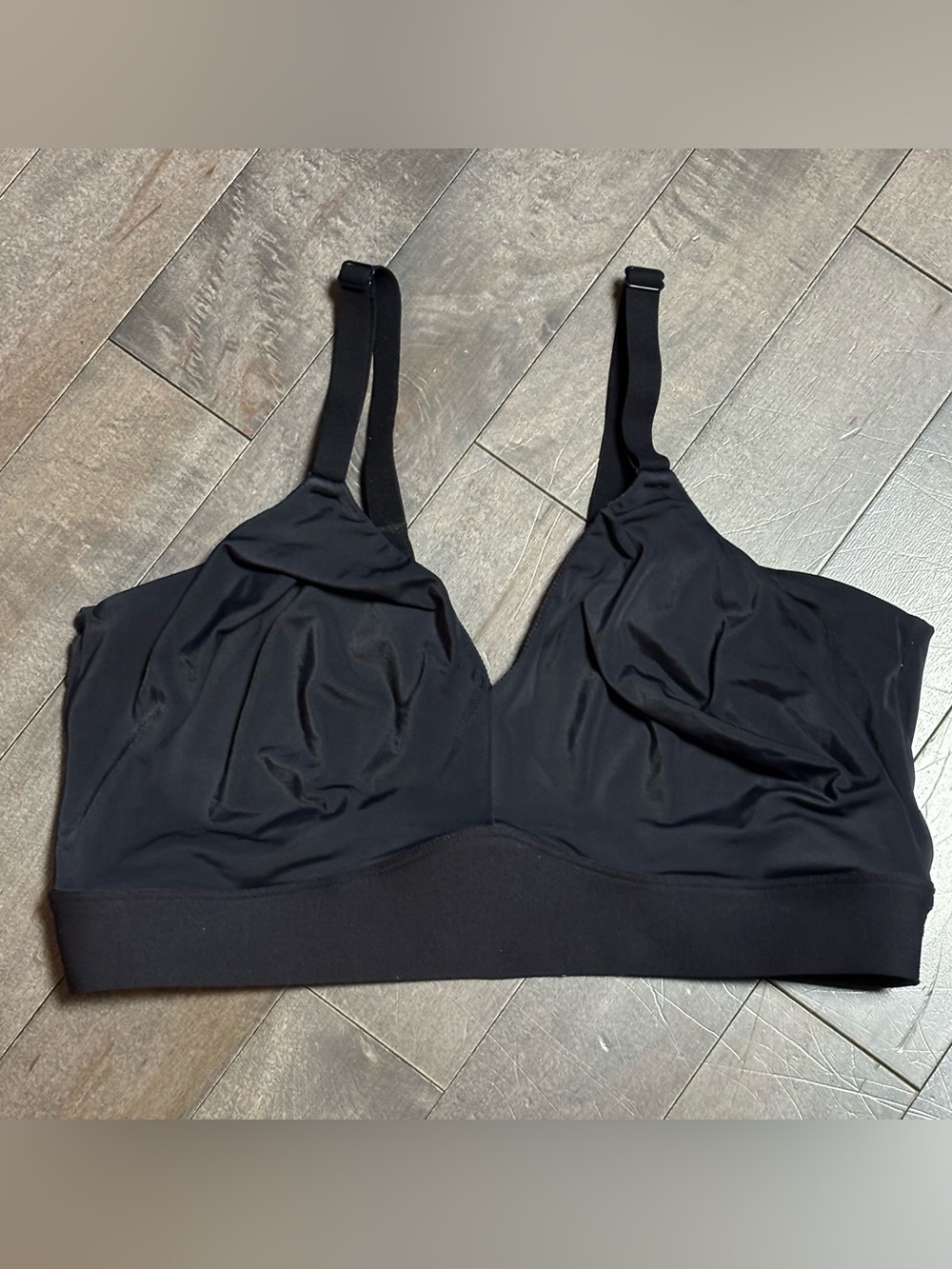 Harper Wilde Bliss Triangle Bralette 3XL Black Wireless Adjustable Bra